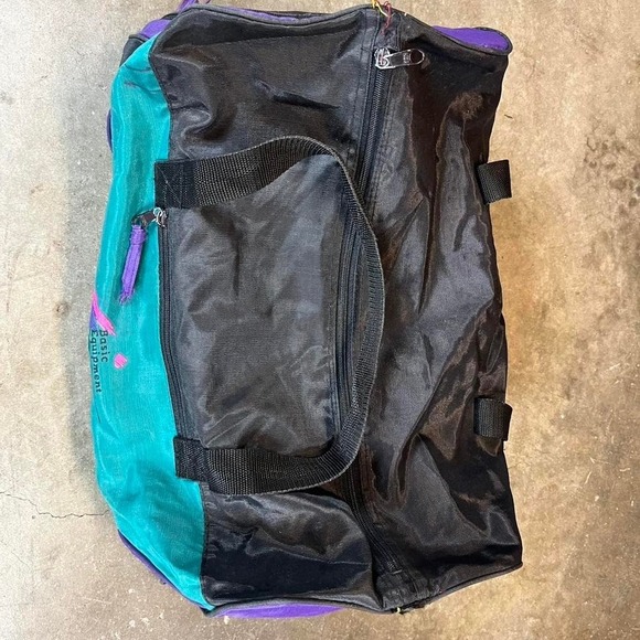 Basic Equipment Duffle Bag Teal Black Purple Gym Travel Duffel - Picture 2 of 7